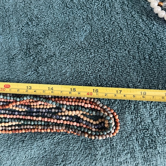 VINTAGE INTERCHANGEABLE BEADED NECKLACE - Picture 4 of 6